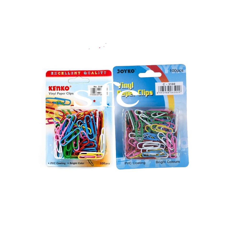 

Paper Klip Warna Warni / Vinyl Paper Clips Color