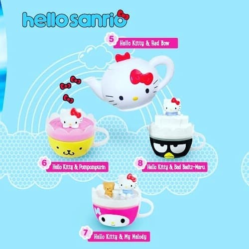 Happy meal Hello Kitty dan my Melody sanrio original mcd Indonesia