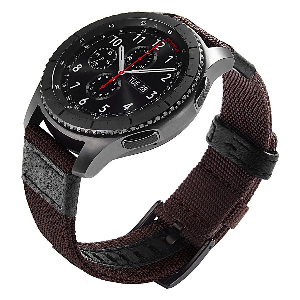 Woven Nylon Strap Samsung Gear S3 With Quick Release Pin System 22mm