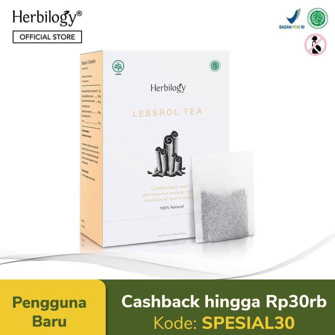 

Herbilogy Lessrol Tea - Kolesterol 20 Kantong Teh