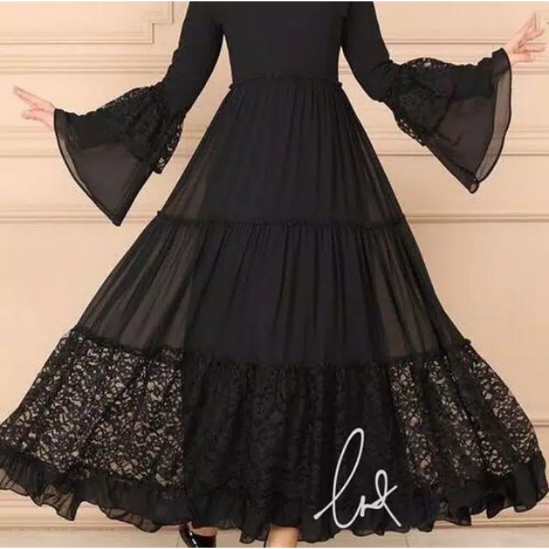 ZALISADRESS/ DRESS BRUKAT/ SERAGAM PERNIKAHAN/ PAGER AYU/ PARTY DRESS/ GAMISMURAH