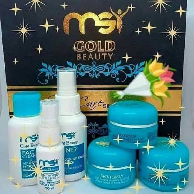 Paket skincare msi/Gold beauty skincare msi murah