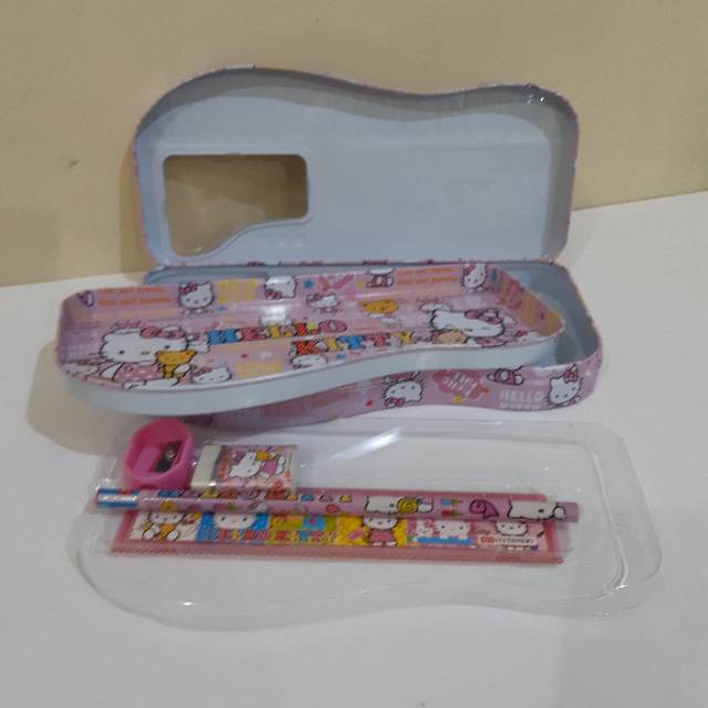 Tempat Pensil Set Karakter Anak - Paket Kotak Box Alat Tulis Sekolah