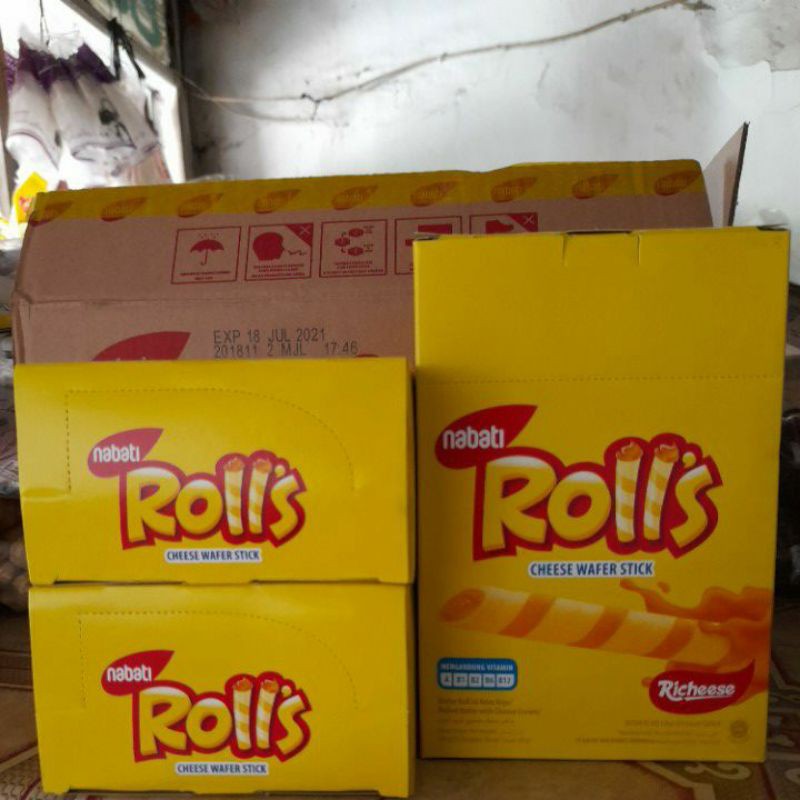 

Nabati rolls rolis keju coklat wafer astor 500