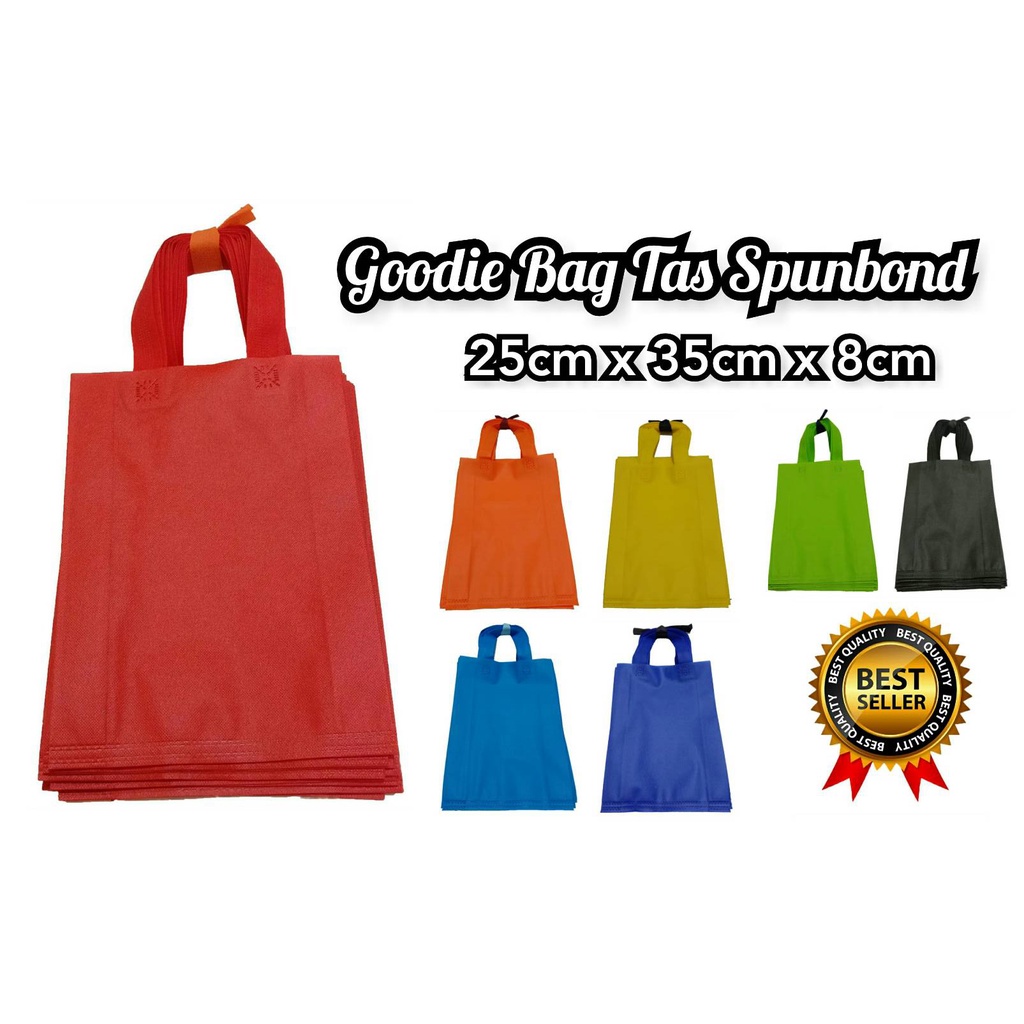 

Tas Spunbond (Handle/Tali) Uk. 25x35 cm | Goodie Bag Polos