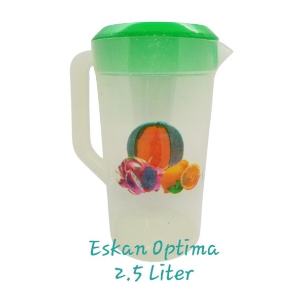 Jual Eskan Optima Liter Ml Teko Minum Plastik Motif Shopee