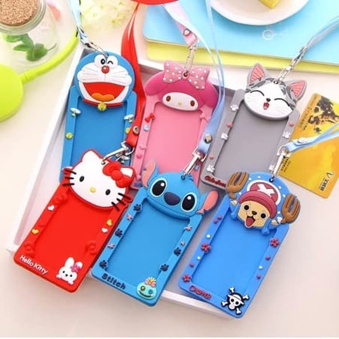 

Tempat kartu/ gantungan ID Card karakter cartoon