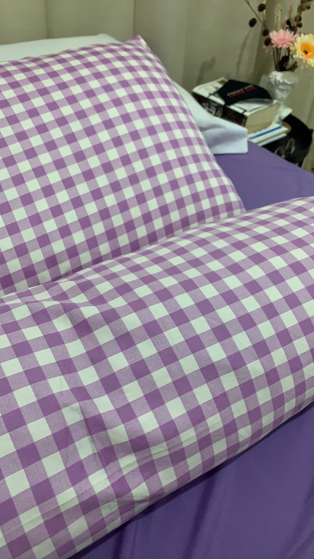 Hana Pillowcase | Sarung Bantal Guling Korea | Lilac