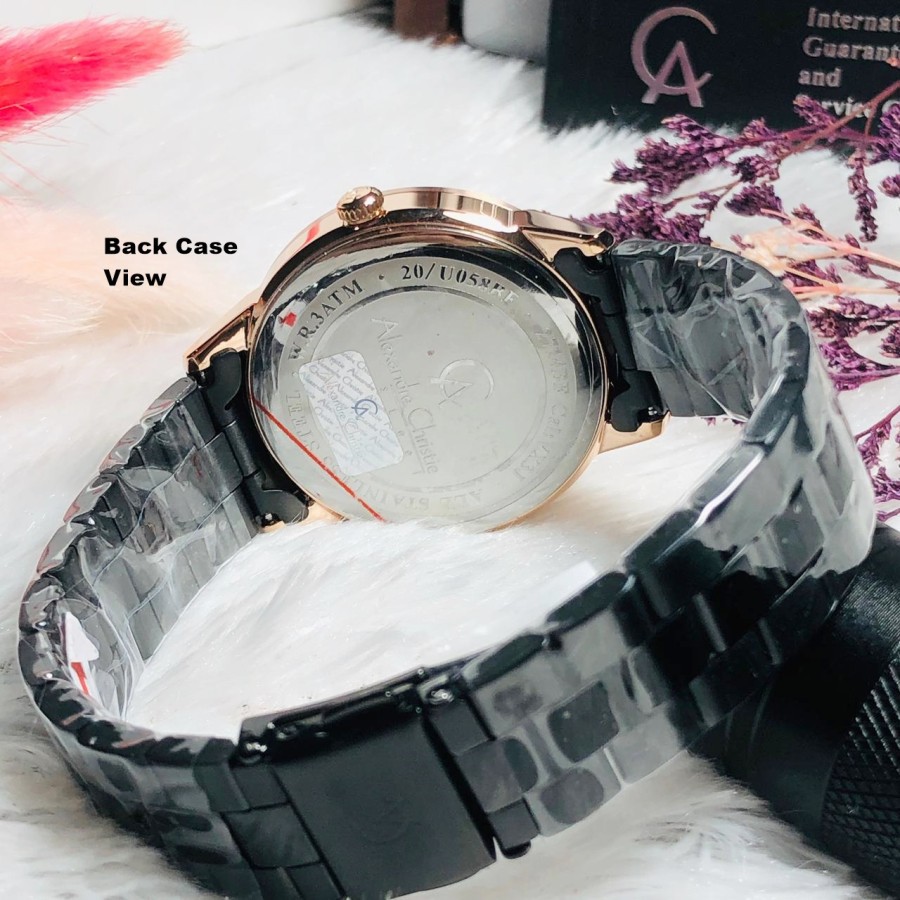 ORIGINAL Jam Tangan Wanita Alexandre Christie Stainles AC 2714 / AC2714 / 2714 Garansi Resmi 1 Tahun