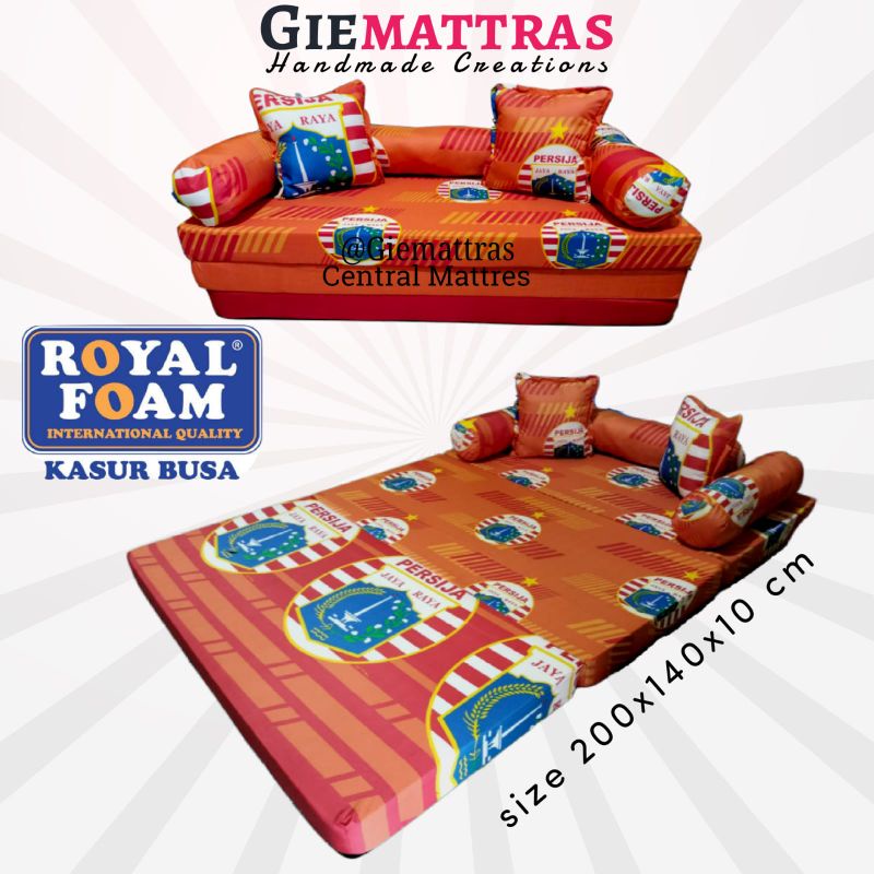 Promo Kasur Busa Royal sofabed sopa lipat kursi lipat mulitlipat uk.200x140x10