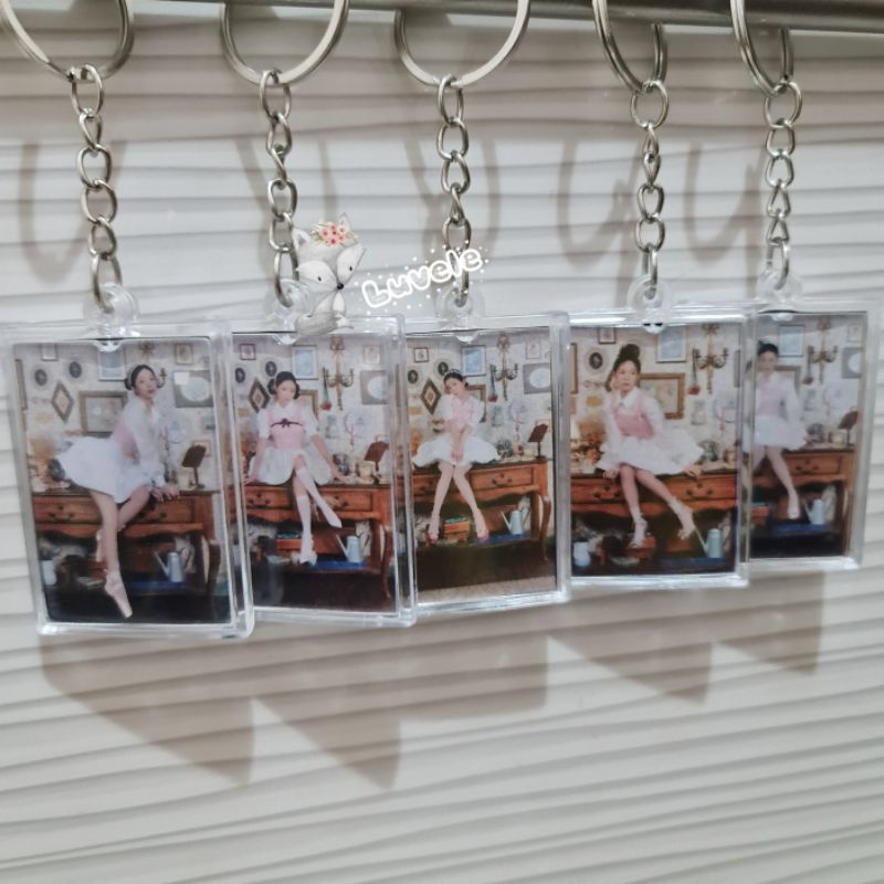 Red Velvet Feel My Rhythm Acrylic Clear Keychain Gantungan Kunci Akrilik