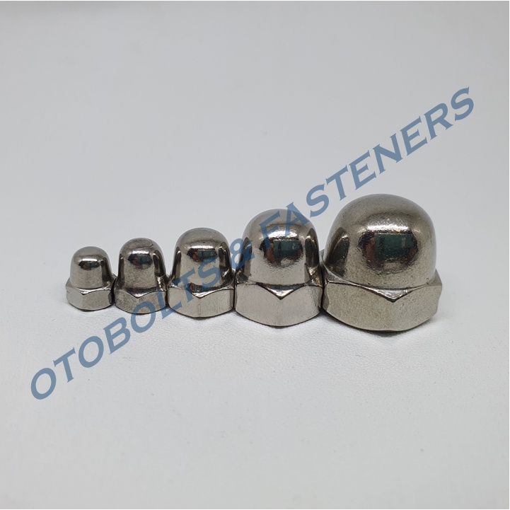 SUS304 Mur Topi M10 Stainless Steel / Cap Nut Stainless