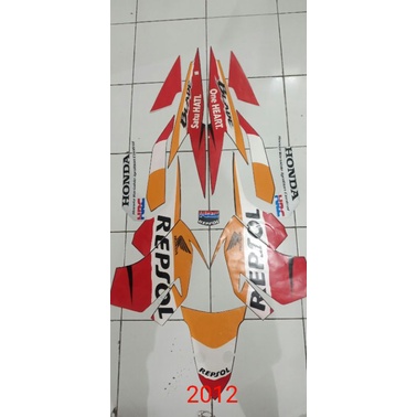 Sticker,Striping Honda BLADE REPSOL 2012