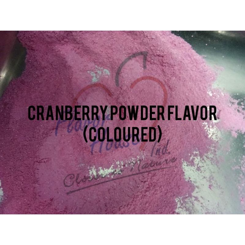 

Cranberry Powder Flavor Coloured (+warna) kemasan - 500 gr