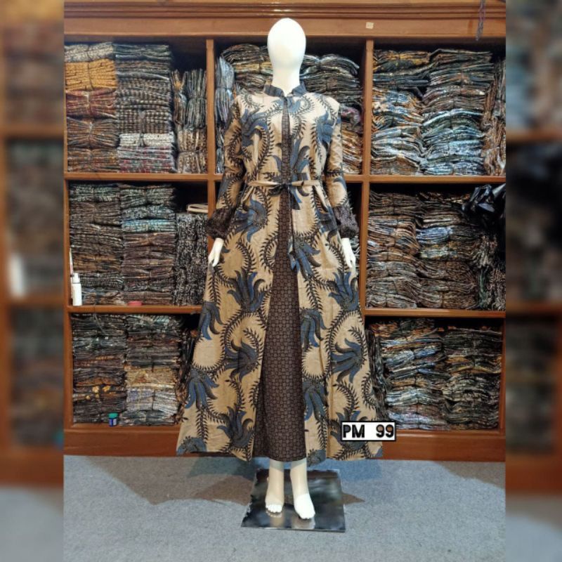 Gamis Batik Wanita Model 2019 / Gamis Katun Prima Halus Orriginal Batik Pekalongan