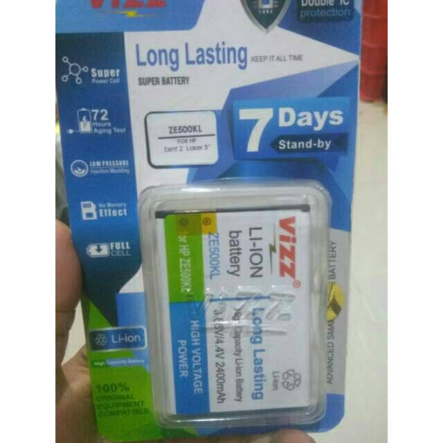 Baterai ASUS ZENFONE 2 laser 5 in VIZZ double power ic BATERAI BATRE