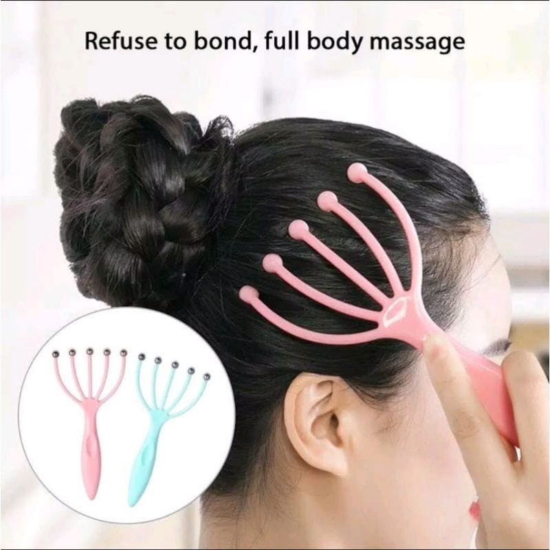 Alat Terapi Kepala / Bokoma Alat Pijat Kepala / Alat Refleksi Kepala Badan / Head Massager