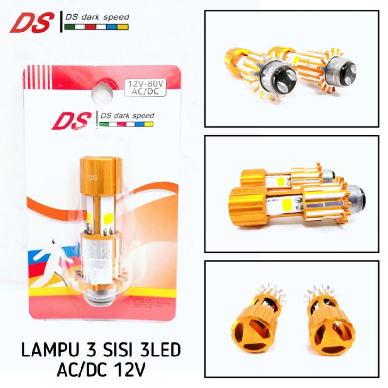 lampu Led 3sisi Ac/Dc