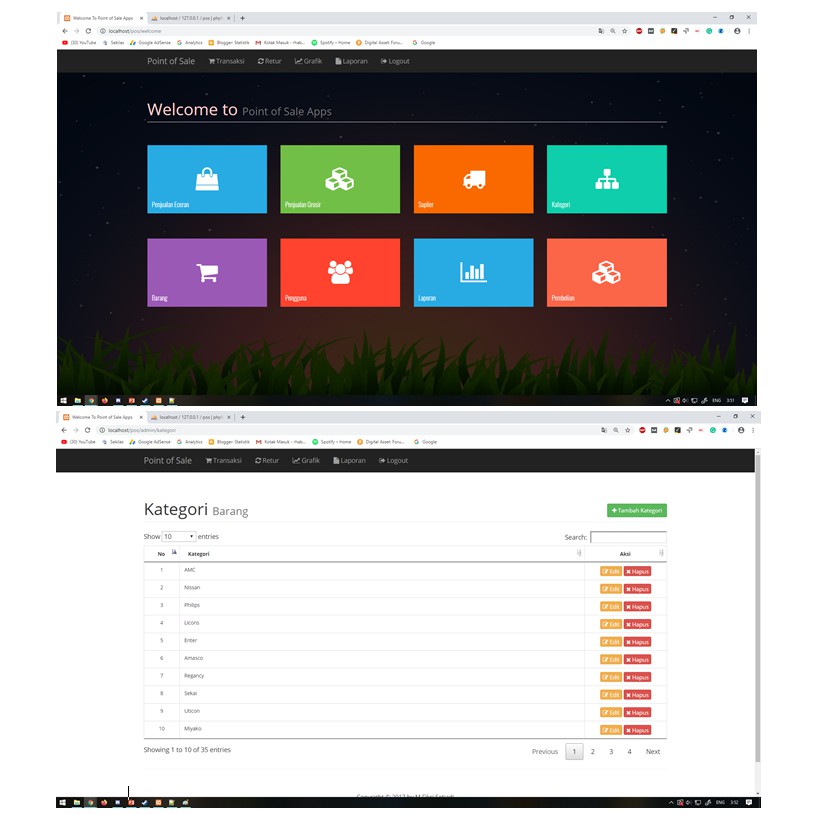 Source Code Aplikasi Kasir Point Of Sale Pos Dengan Php Dan Mysqli Shopee Indonesia