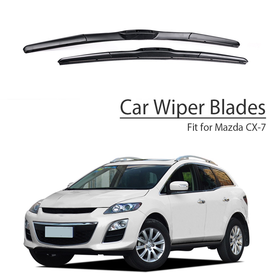 1 Set Karet Wiper Kaca Depan Mobil Untuk Mazda CX-7 2013 2012 2011 2010-2002