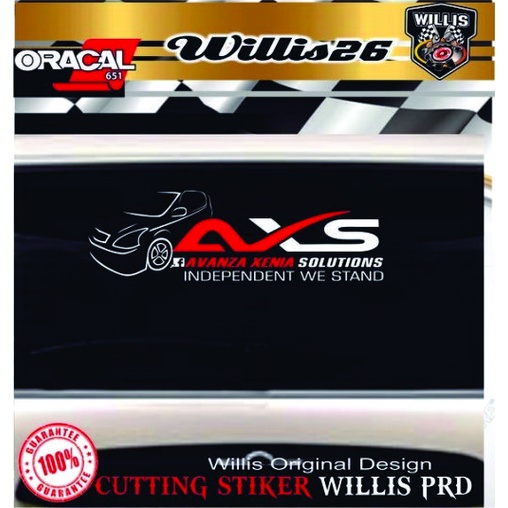 CUTTING STICKER AVANZA AXS KACA MOBIL 30 CM
