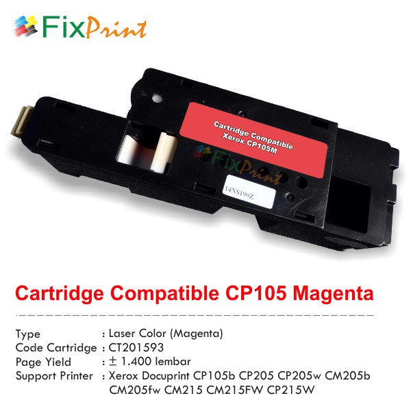 Compatible Toner Cartridge Xerox CP105 CP205 CM205 CP215 CM215 Magenta