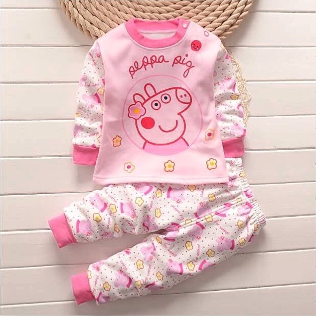 Baju Anak Import / Setelan Anak Import / Baju Tidur Anak Peppa Pig
