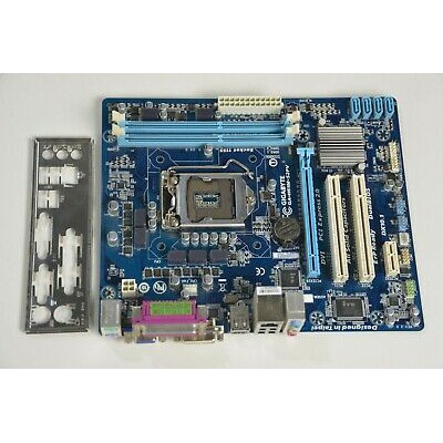 Motherboard Mainboard Mobo H61 LGA 1155 Gigabyte + i5 3470