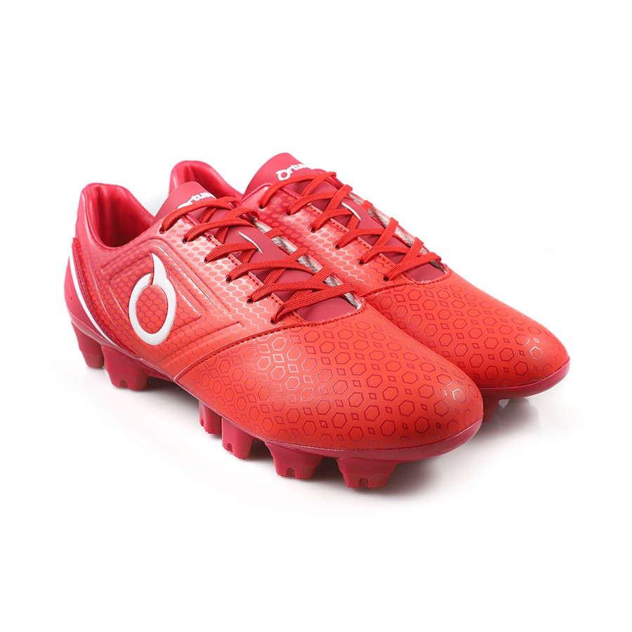 Jual Sepatu Sepak Bola Ortuseight Genesis FG - Maroon/Habanero/White ORIGINAL