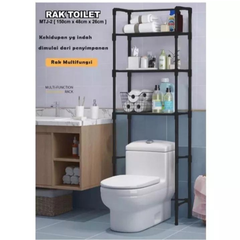 COD Rak Serbaguna rak sabun Rak Toilet Organizer Minimalis Rak Kamar Mandi Serbaguna Rak Sabun Rak Toilet Rak Wc Rak Handuk Sabun Rak Kloset Mtj 2 Rak kamar mandi