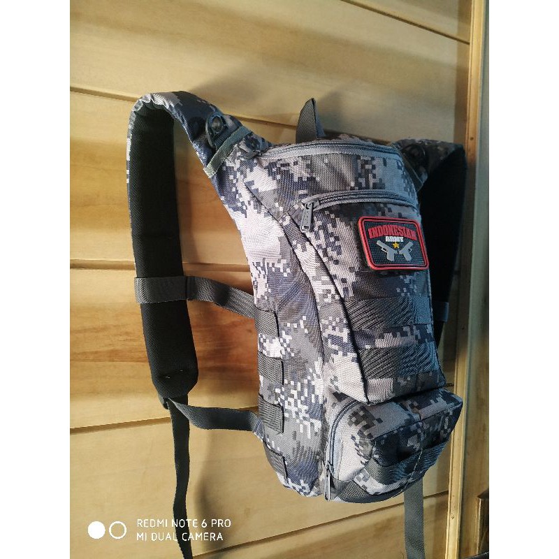 free.. mblem!!! tas ransel army  tacitical sepedah gunung outdoor BMX MTB dll