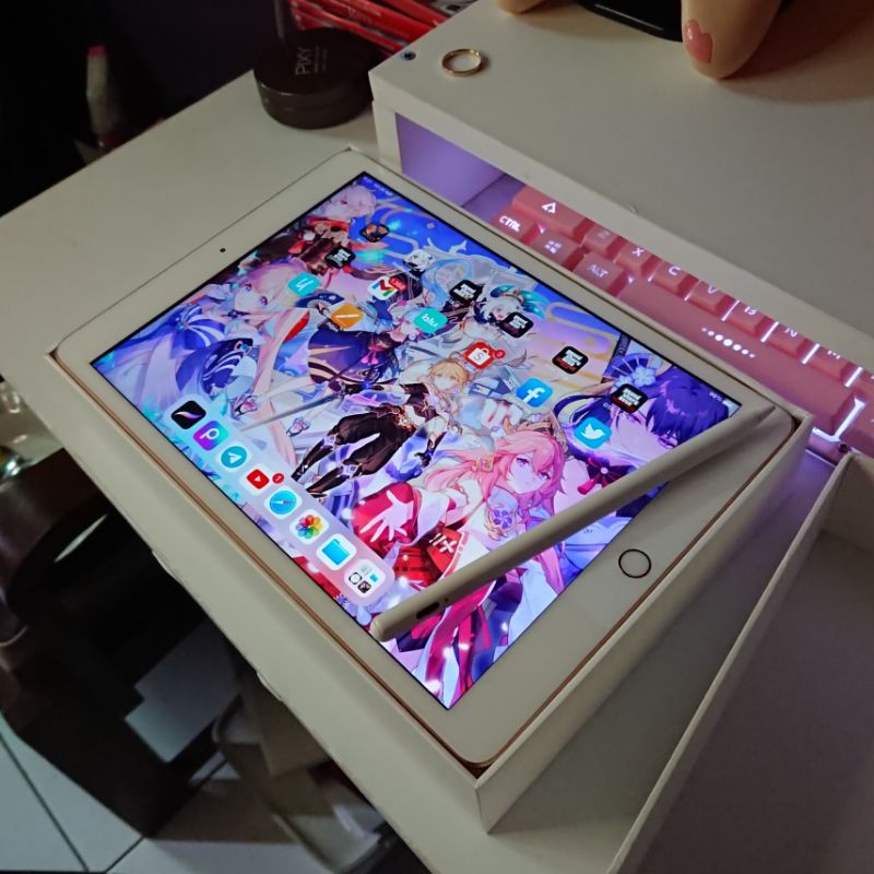 Ipad 8 128gb second rose gold split payment