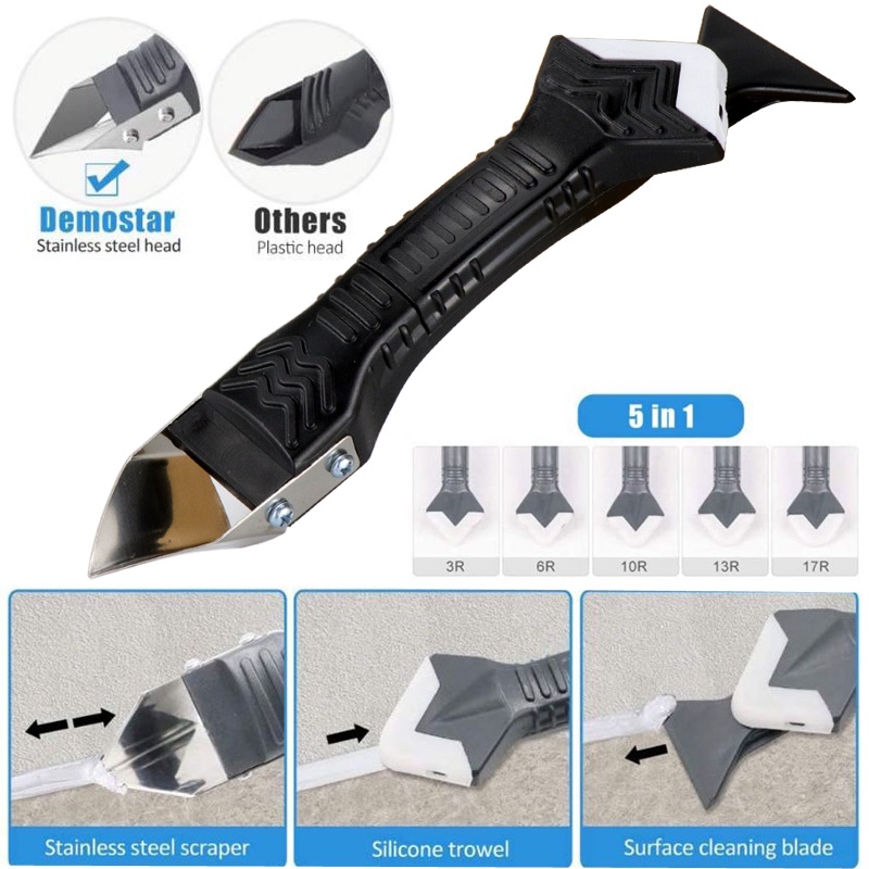 Set Pembersih Perapi Lem Silikon Sealant Tool Scraper 35 in 1 - WL001