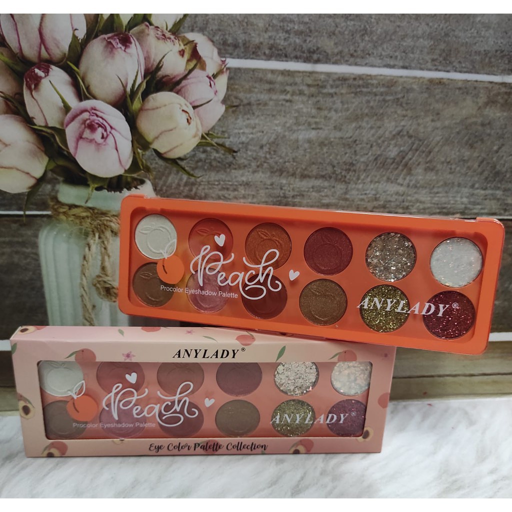 EYESHADOW COLOR PALLETE COLECTION PEACH PROCOLOR ANYLADY 754