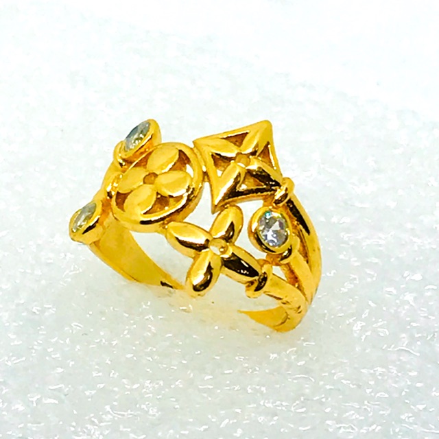 Cincin wanita. //cincin lapis. Emas // cincin //perhiasan pengganti emas