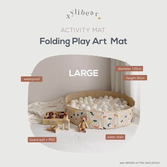 Folding Play Art Mat - LARGE - Activity Mat alas bermain anak pool mat