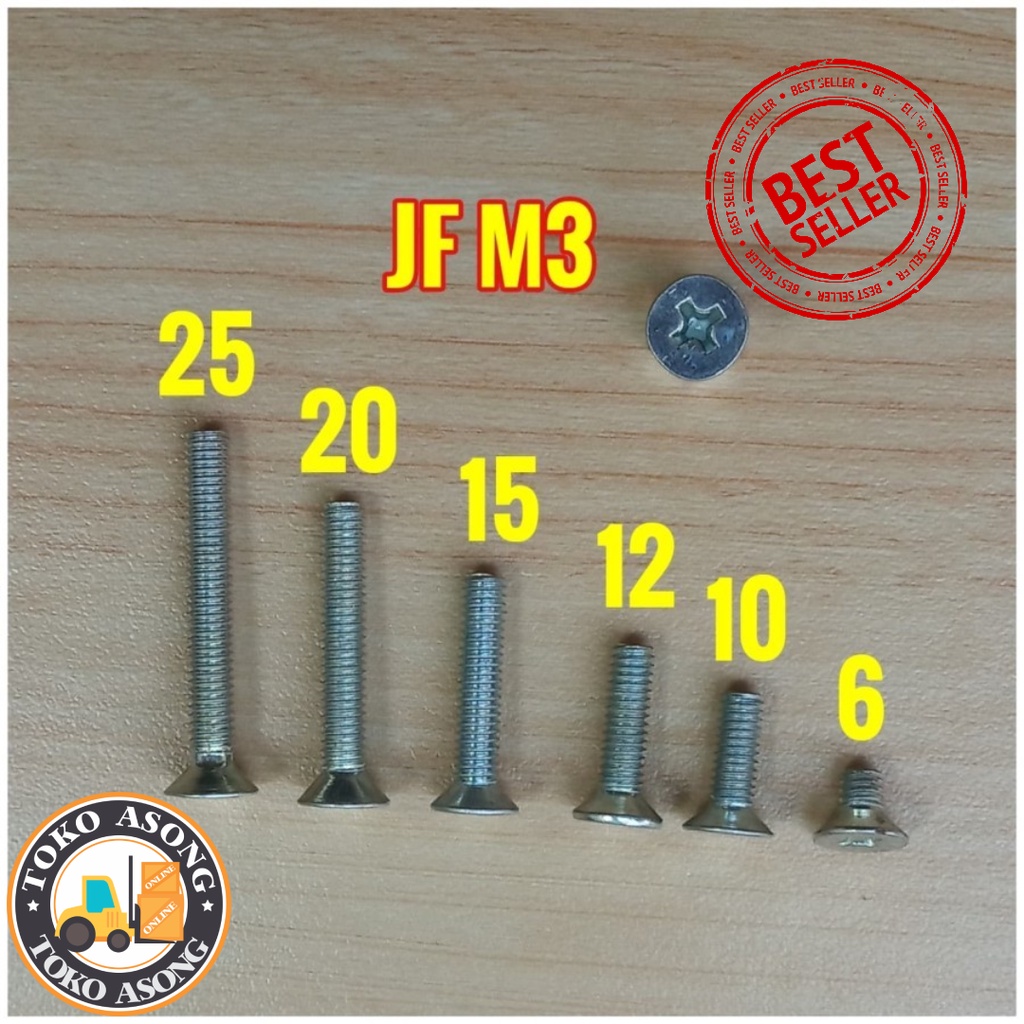 Baut JF M3 X 20