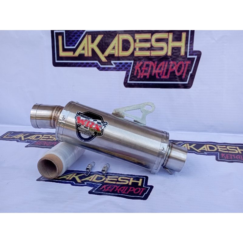 SILENCER (ONLY) KNALPOT WRX (INLET 38/50) BEAT MIO VARIO AEROX SCOOPY NMAX PCX ADV LEXI GENIO DLL