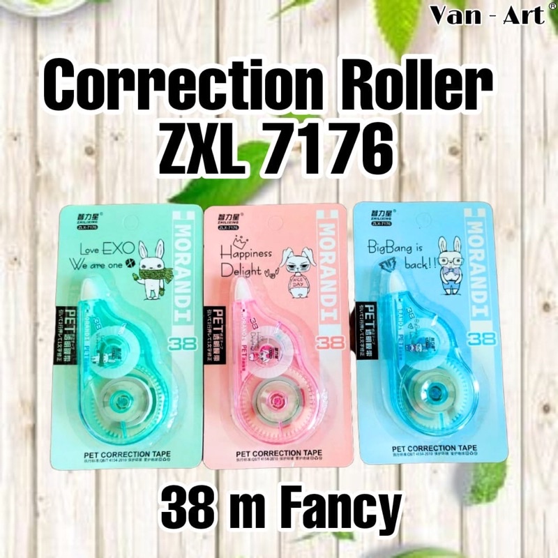 Corection roller semi jumbo (35M), tip ex kertas, stipo kertas, kekinian, terlaris, lucu, fancy