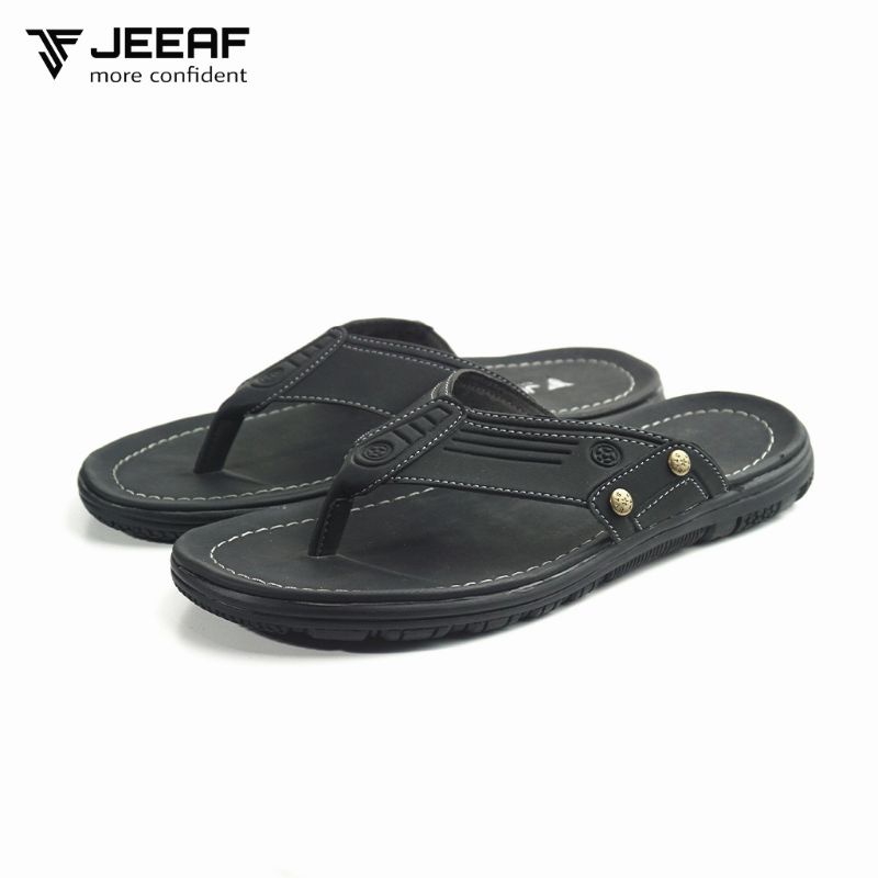 SANDAL JAPIT PRIA KULIT JEEAF ORIGINAL BEST QUALITY SIZE 43 -39 SANDAL PRIA CASUAL