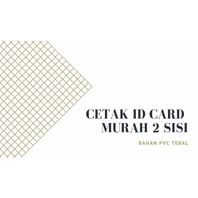 

CETAK ID CARD MURAH 2 SISI