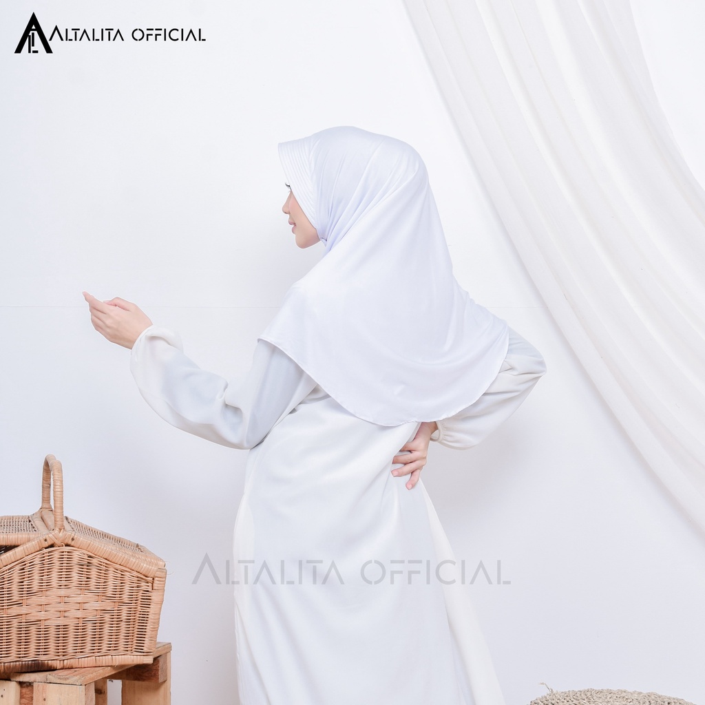 Altalita - Hijab Bergo Hamidah Sport Menutupi Dada Bahan Jersey Spandek High Quality Pad