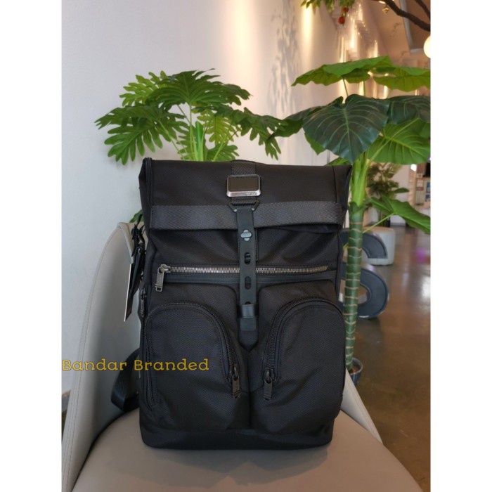 [ORIGINAL] TAS RANSEL PRIA TUMI ALPHA BRAVO LONDON ROLL TOP BACKPACK TRAVEL COWOK