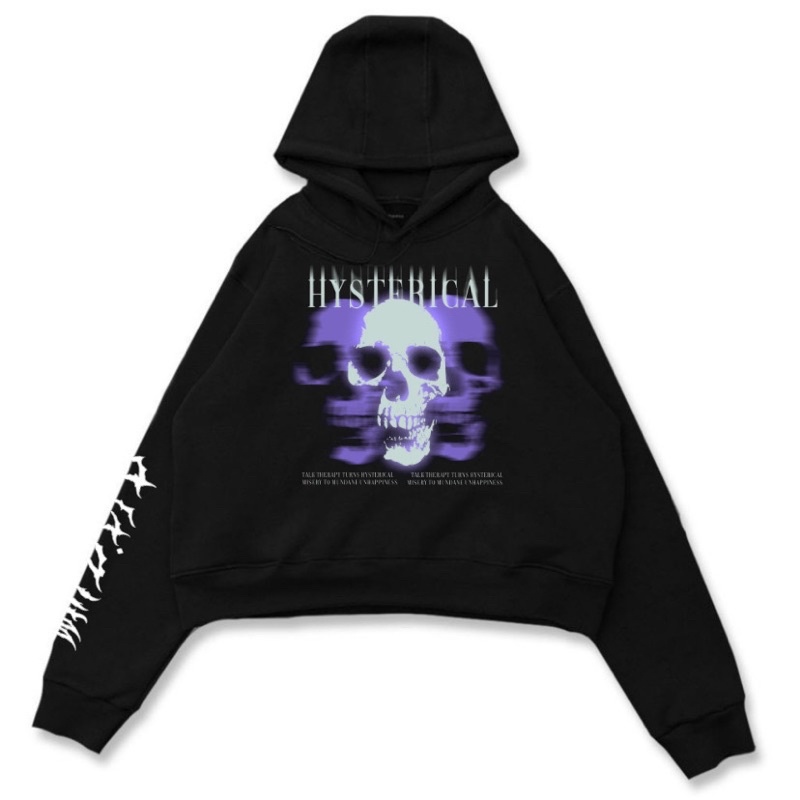 LIFESTORY - hoodie i wanna kiss white black new arrival