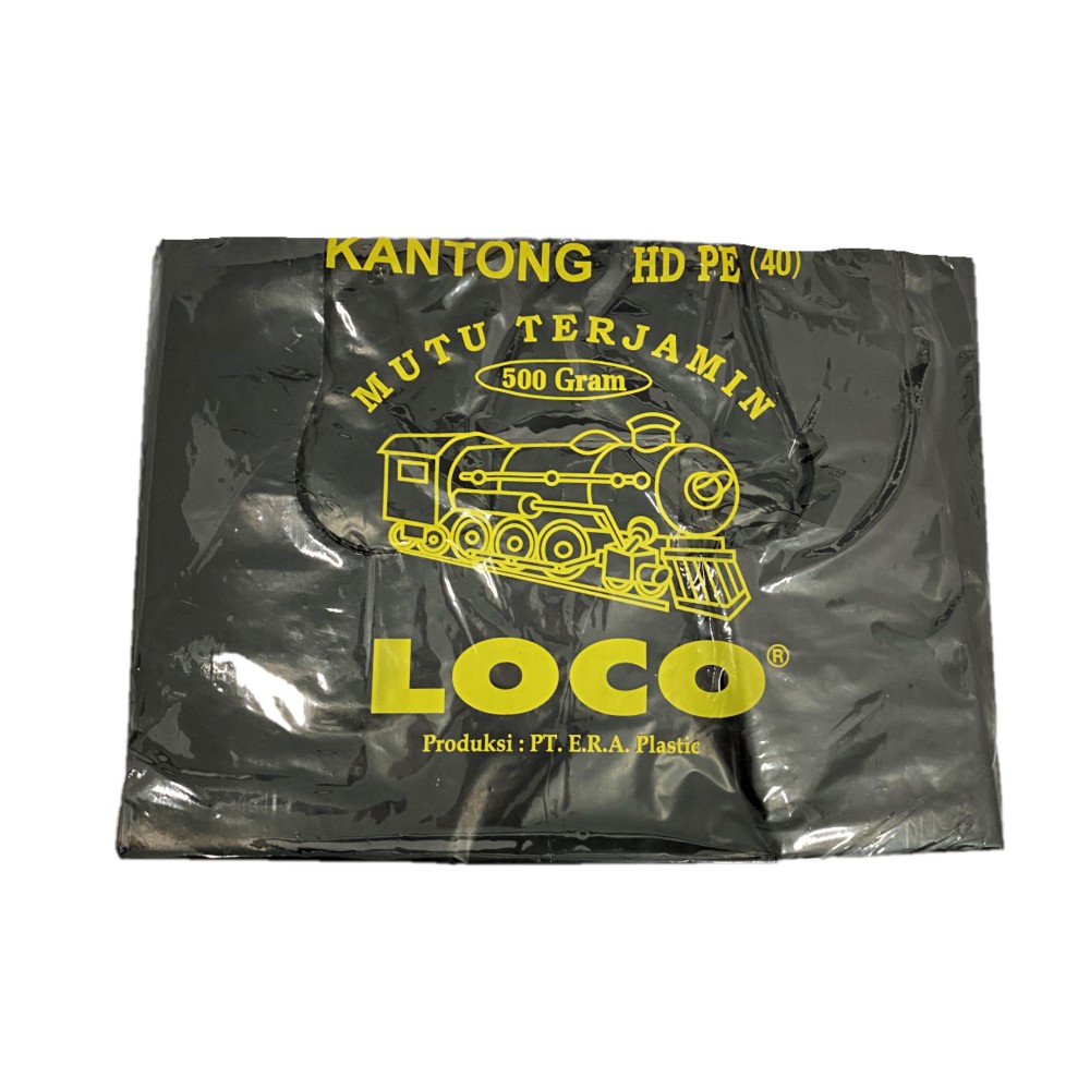 Loco Kantong Plastik Tebal Extra Jumbo Hitam 40 x 60 cm Loco Kantong Plastik Tebal Extra Jumbo Hitam 40 x 60 cm