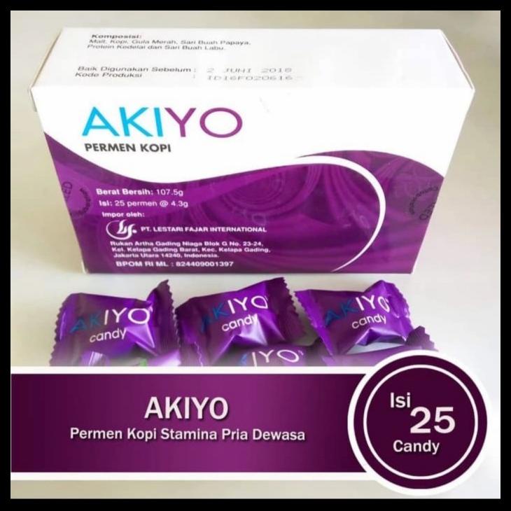 

Akiyo Permen Kopi Candy 25 Pcs