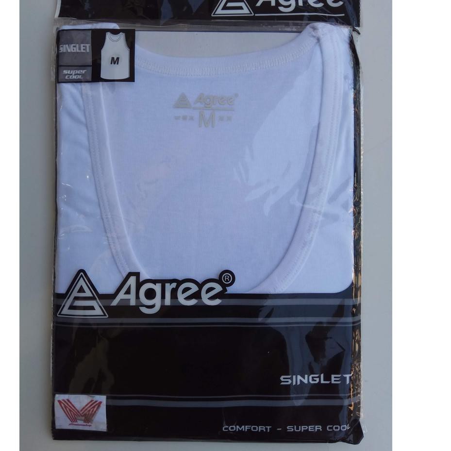 KZE SINGLET PRIA DEWASA AGREE | Singlet pria agree | Tangtop pria agree Putih .