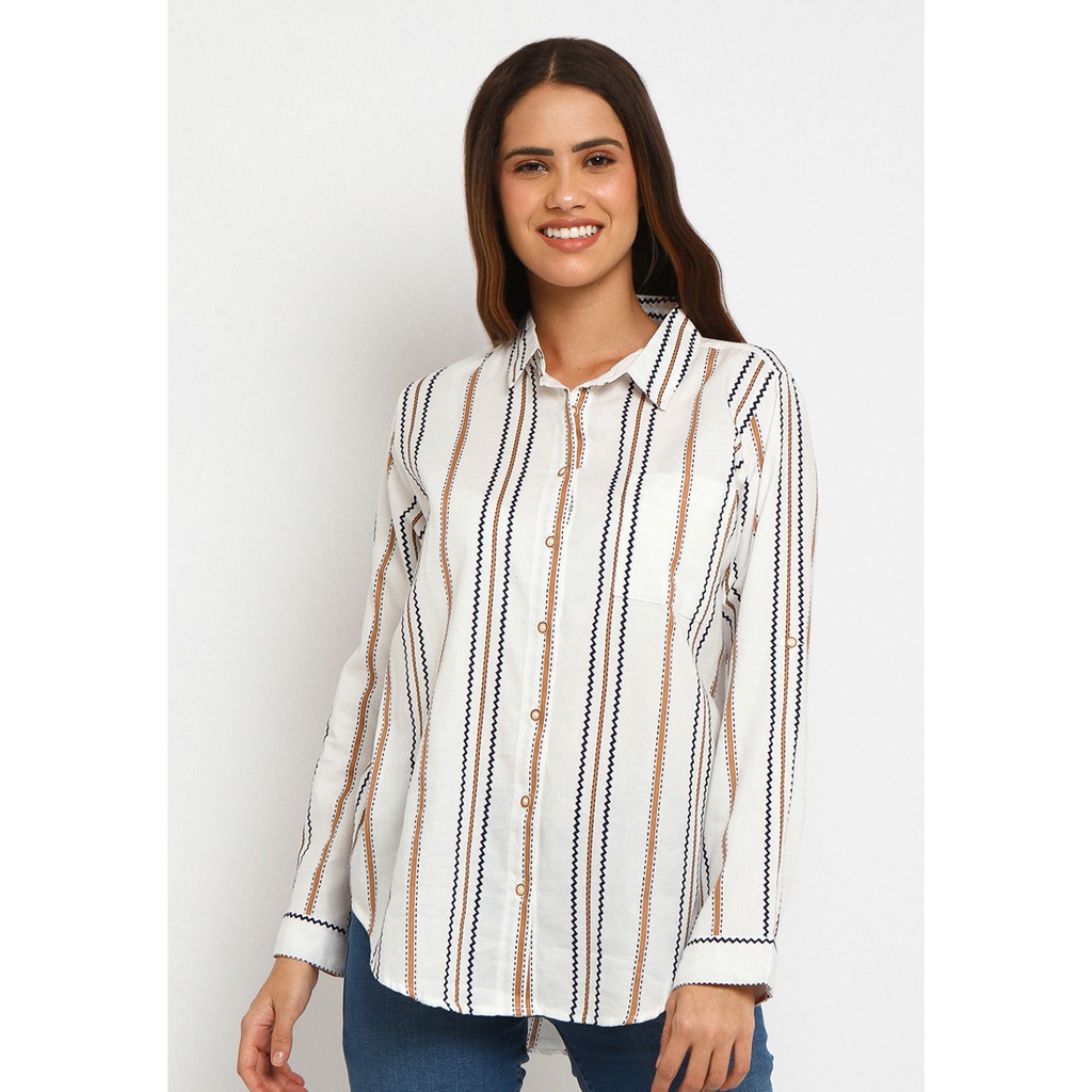 

C2 Fushan Ecru Casual Shirt