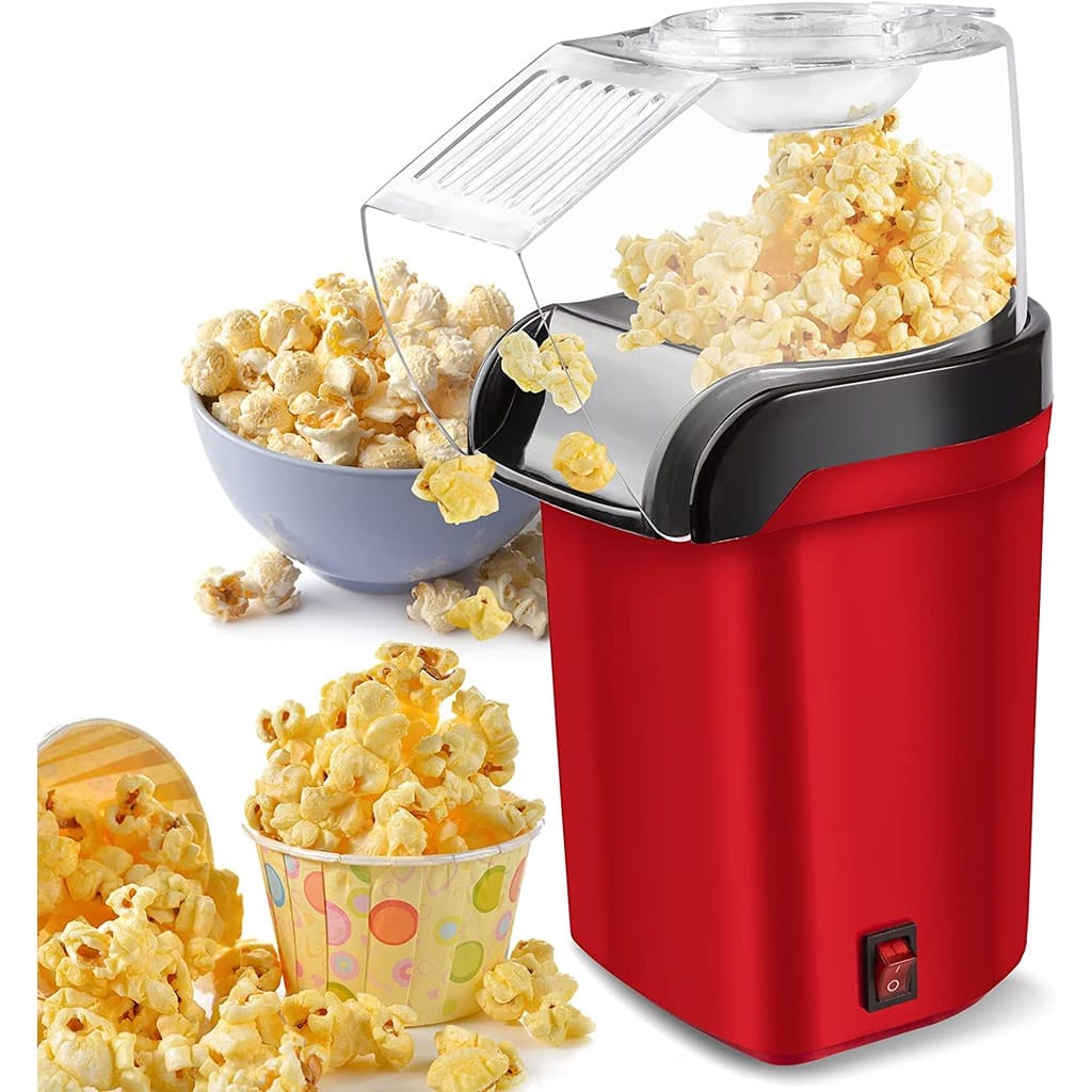 Mesin Electric Popcorn Maker Hot Air Corn Machine - Red