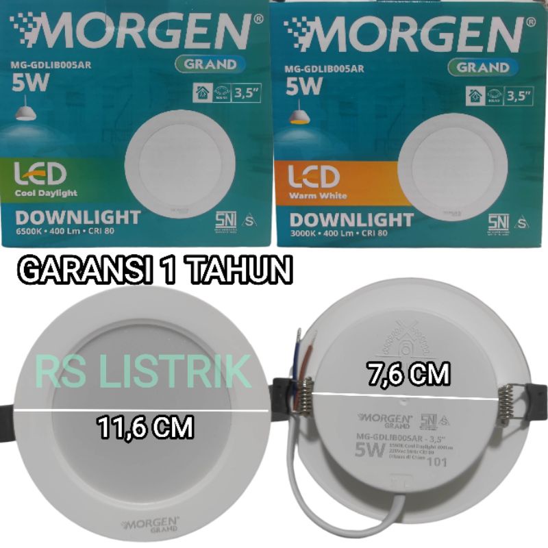 MORGEN LED PANEL IB BULAT GRAND MG-GDLIB005AR 5W 5 WATT